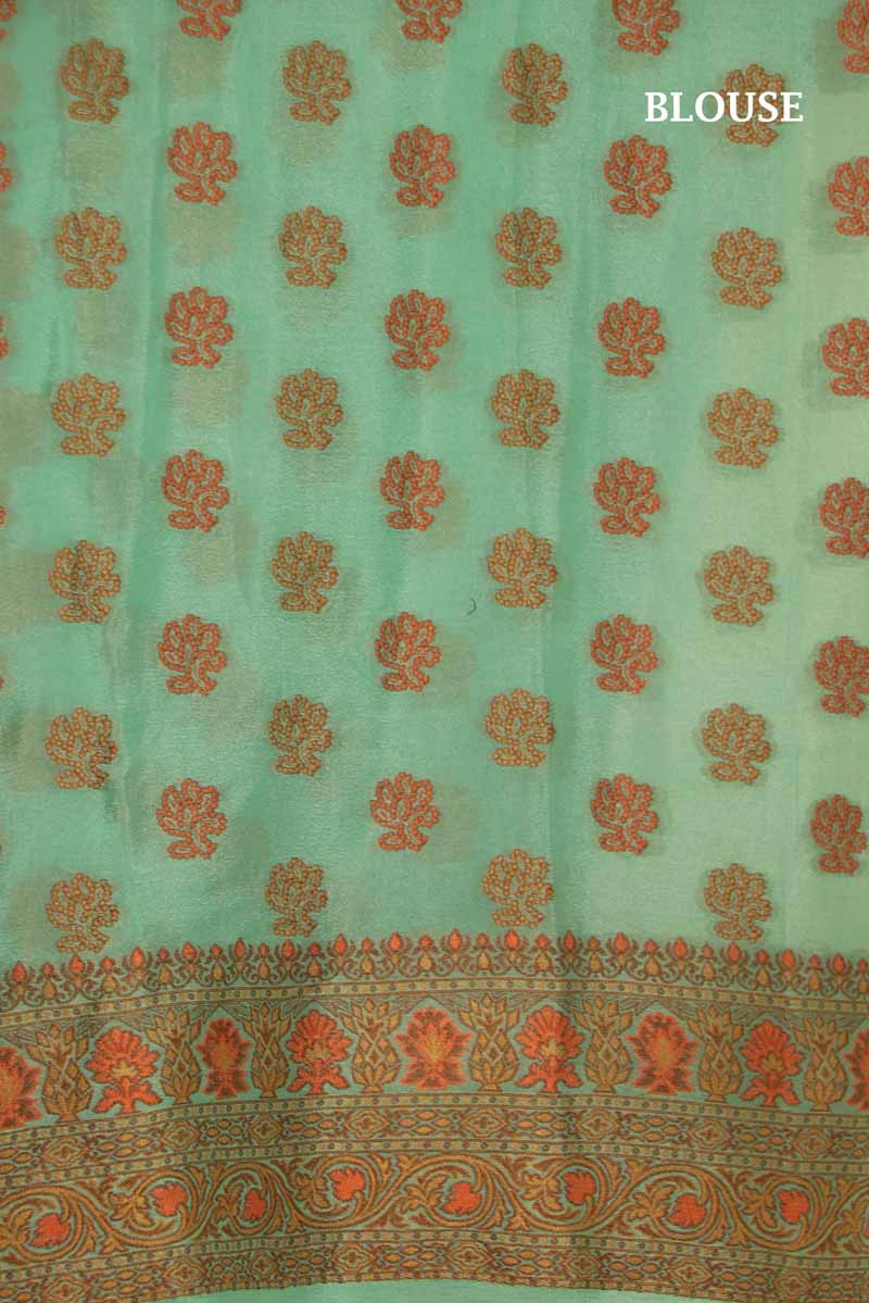 Exclusive Thread Weave Pure Crepe Silk Saree AI212555